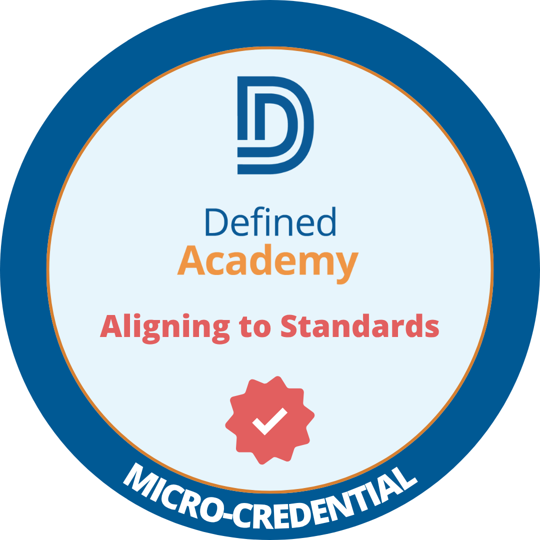 Planning & Preparation - 1. Aligning to Standards